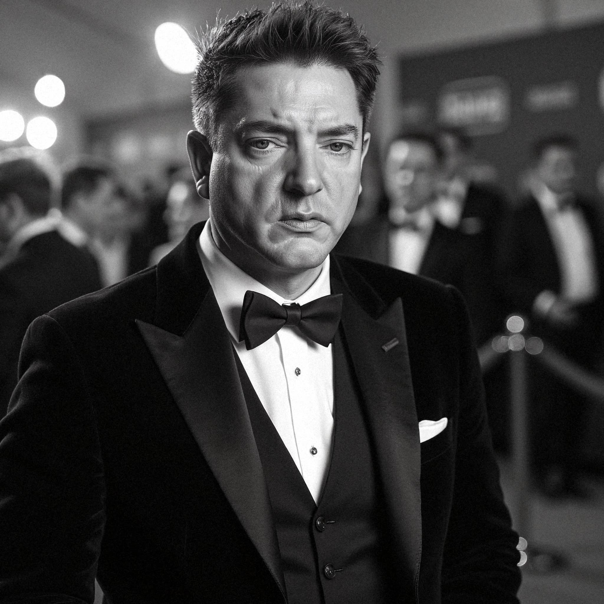 Professional headshot example: Man Event Black Tuxedo Serious — LinkedInHeadshots.ai