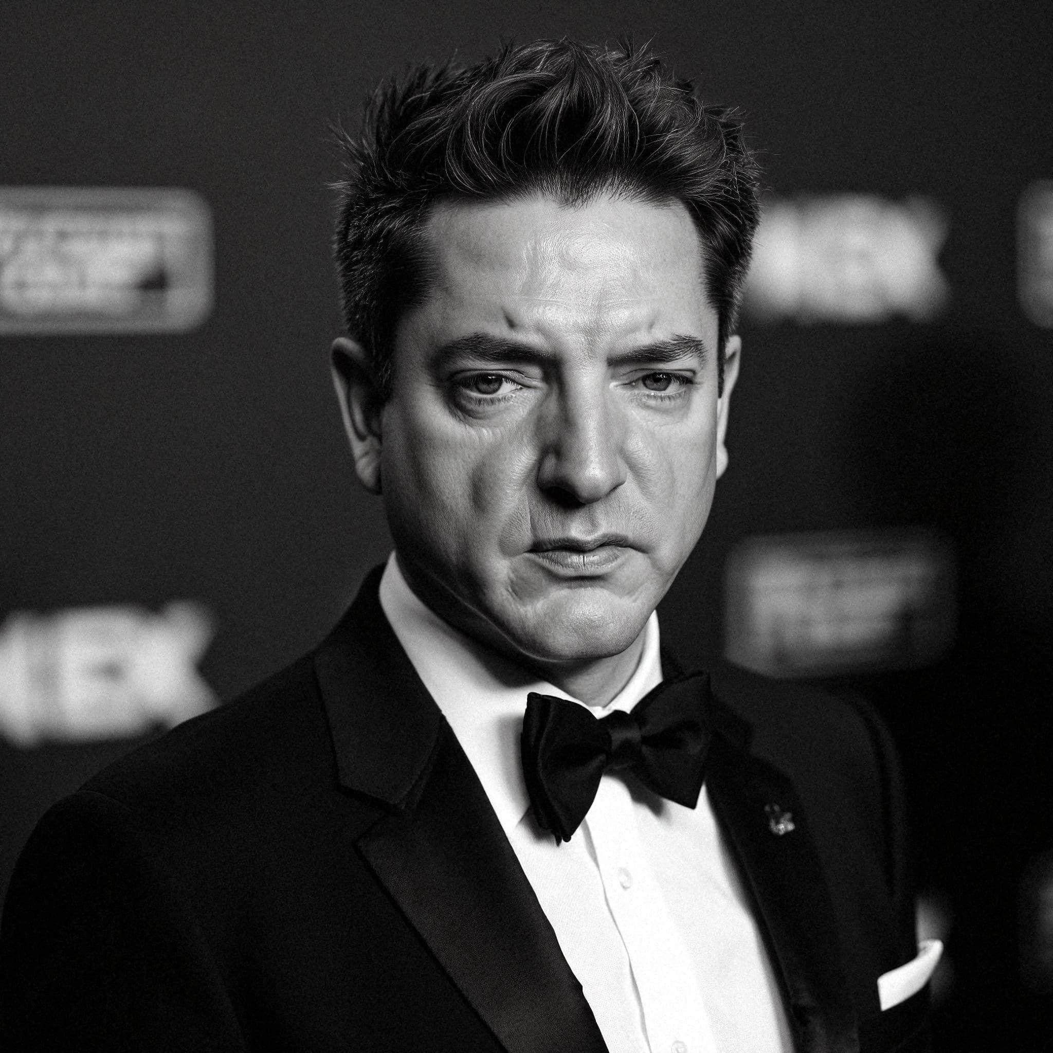 Professional headshot example: Man Event Black Tuxedo Serious 3 — LinkedInHeadshots.ai