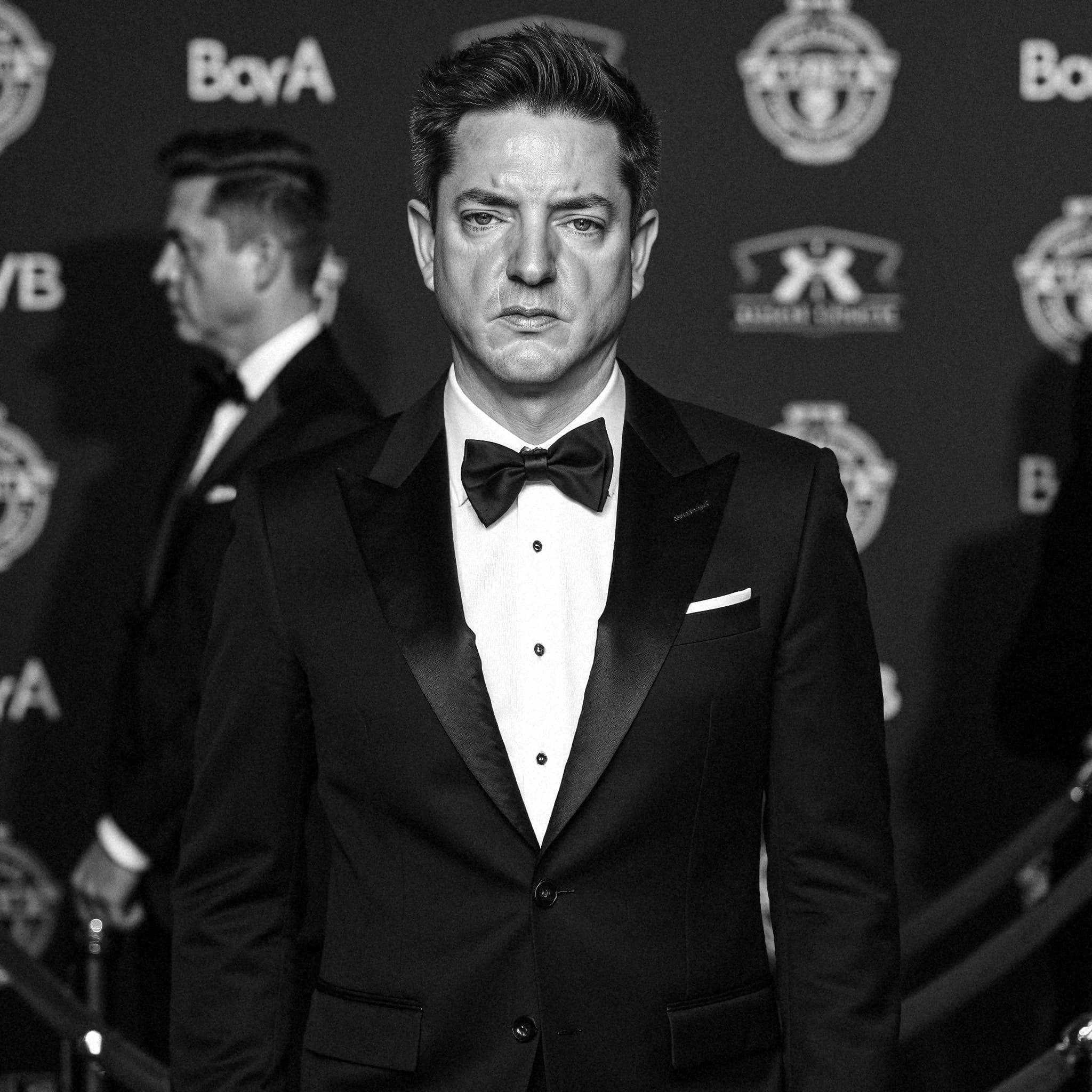 Professional headshot example: Man Event Black Tuxedo Standing 4 — LinkedInHeadshots.ai