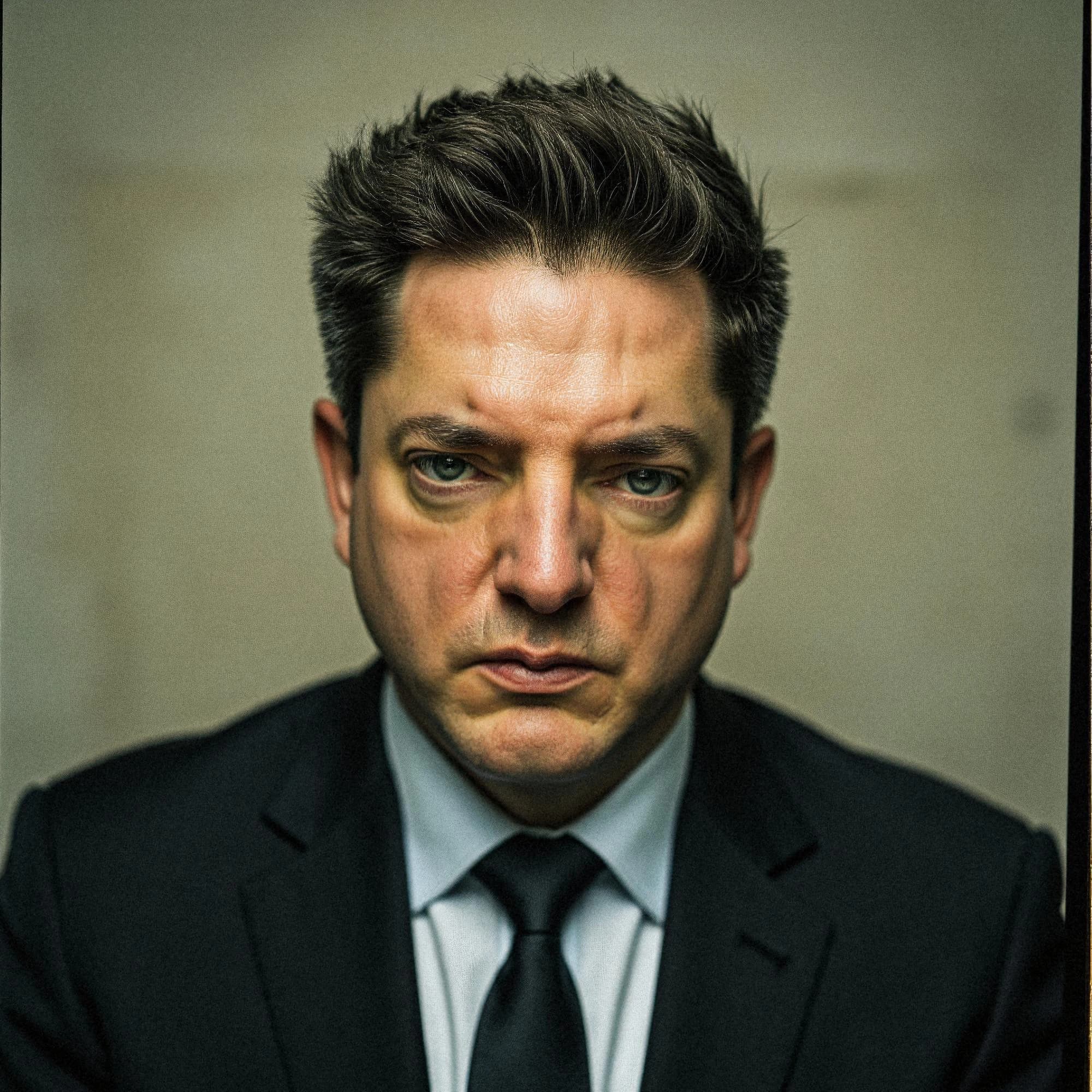 Professional headshot example: Man Indoor Suit Serious Expression — LinkedInHeadshots.ai