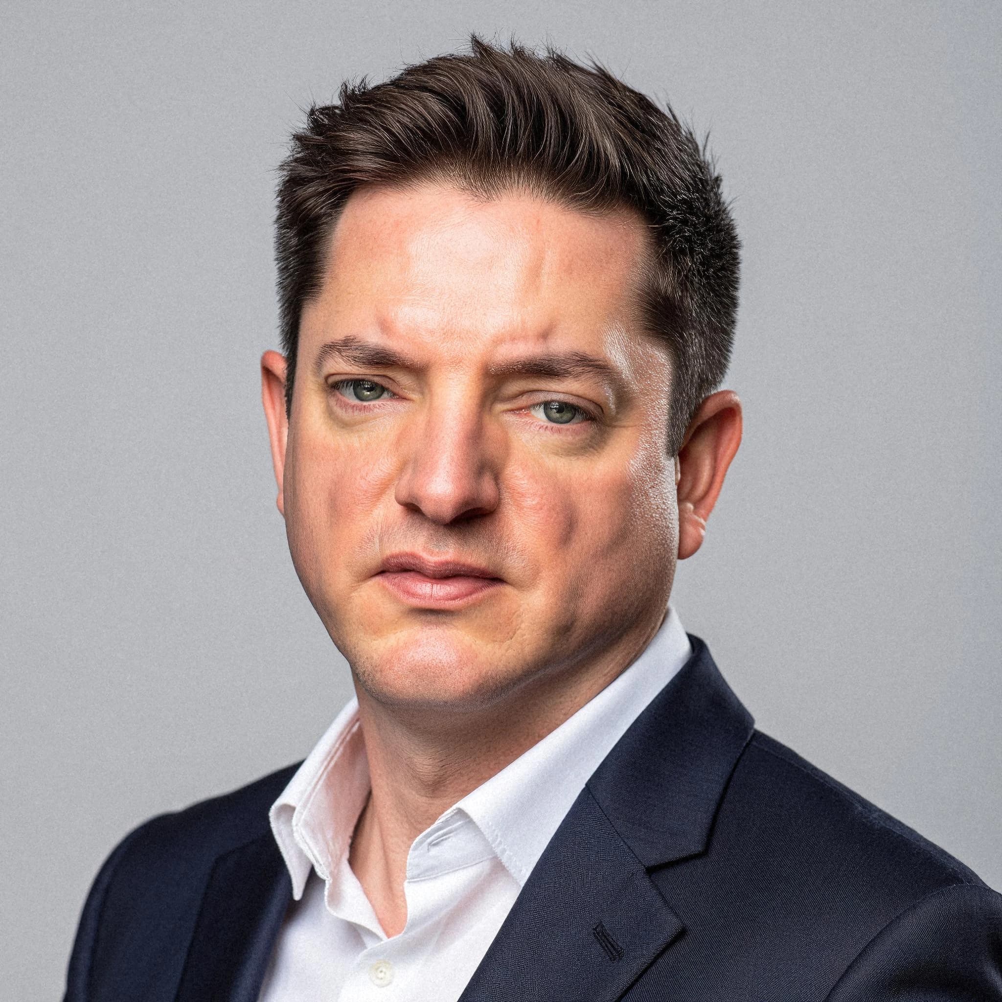 Professional headshot example: Man Studio Suit Headshot 2 — LinkedInHeadshots.ai