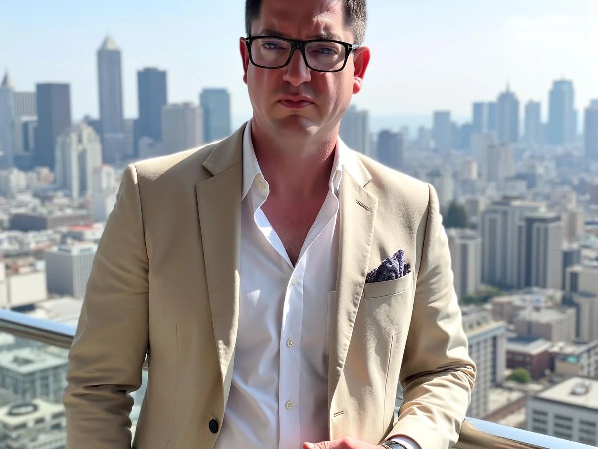 Professional real estate agents headshot example